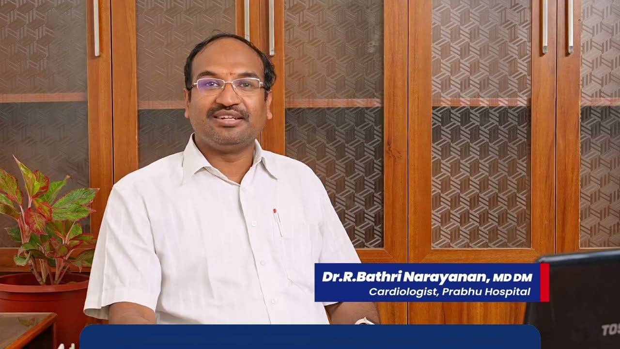 Dr. Bathri speaking about heart health